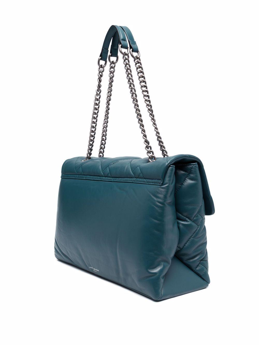 xxl kensington soft quilted leather shoulder bolsa