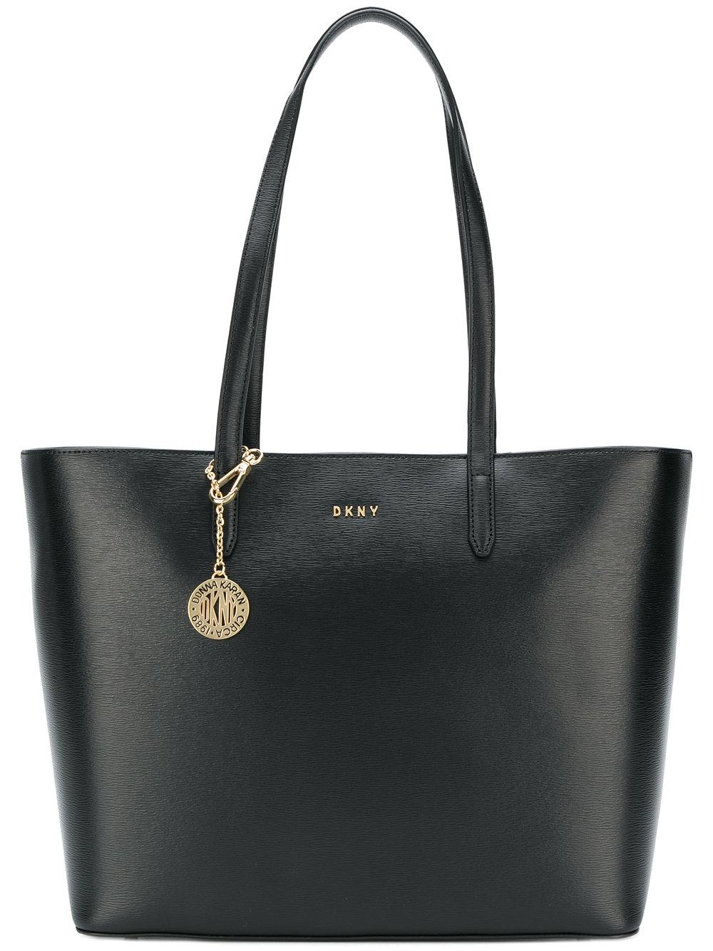DKNY Leather Top Handles Tote Bag in Black Lyst