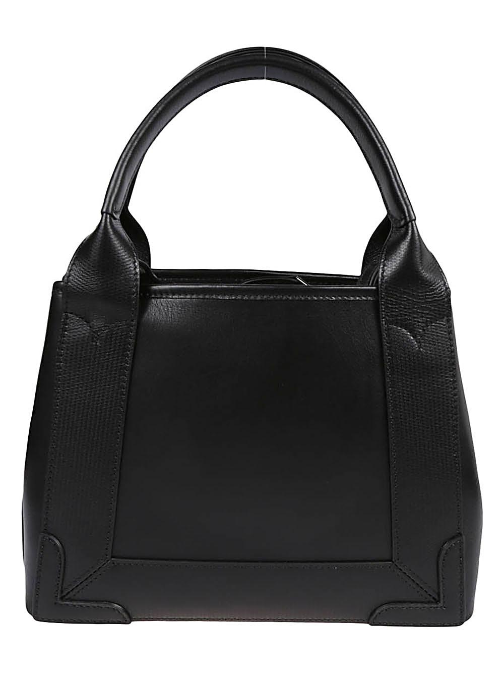 Balenciaga Navy Cabas Xs Tote Bag in Black | Lyst