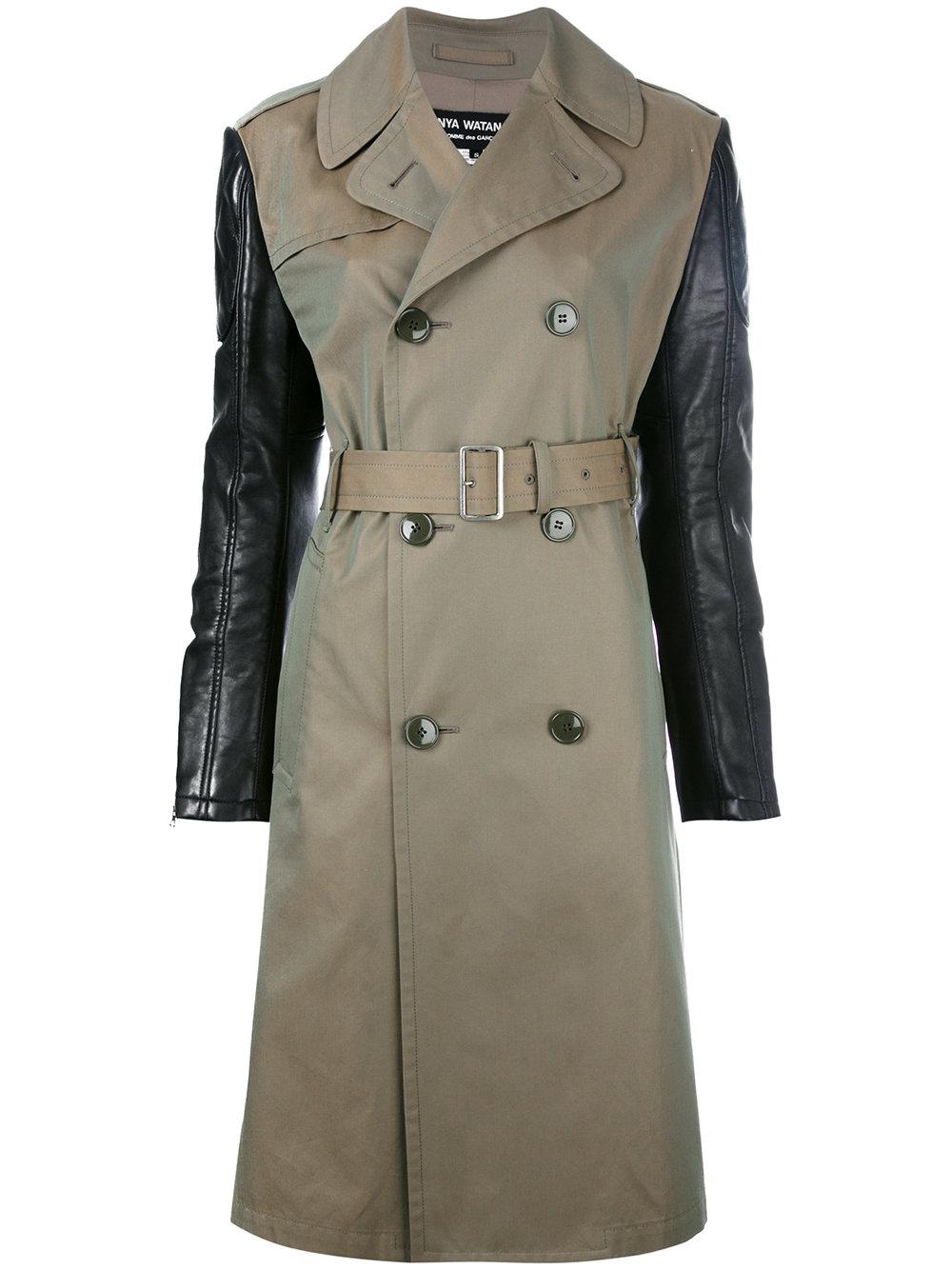 21 Leather-Sleeve Coats For Every Budget Burberry Studded Leather Sleeve Trench Coat, $ Via lindsayclewisirah.gq No one will f*ck with you when you're wearing this. And I mean no one.