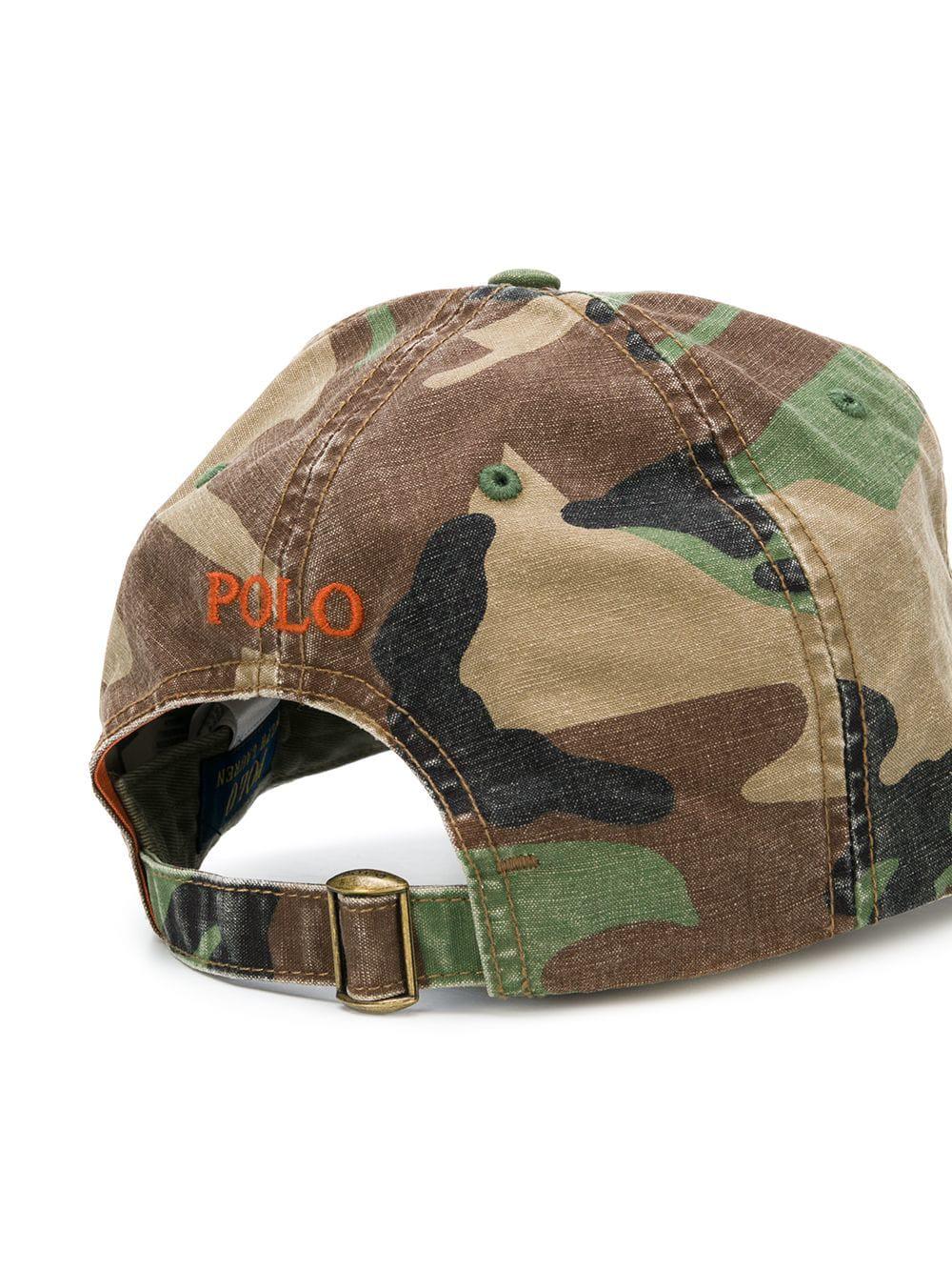 Polo ralph lauren camo cap new arrivals