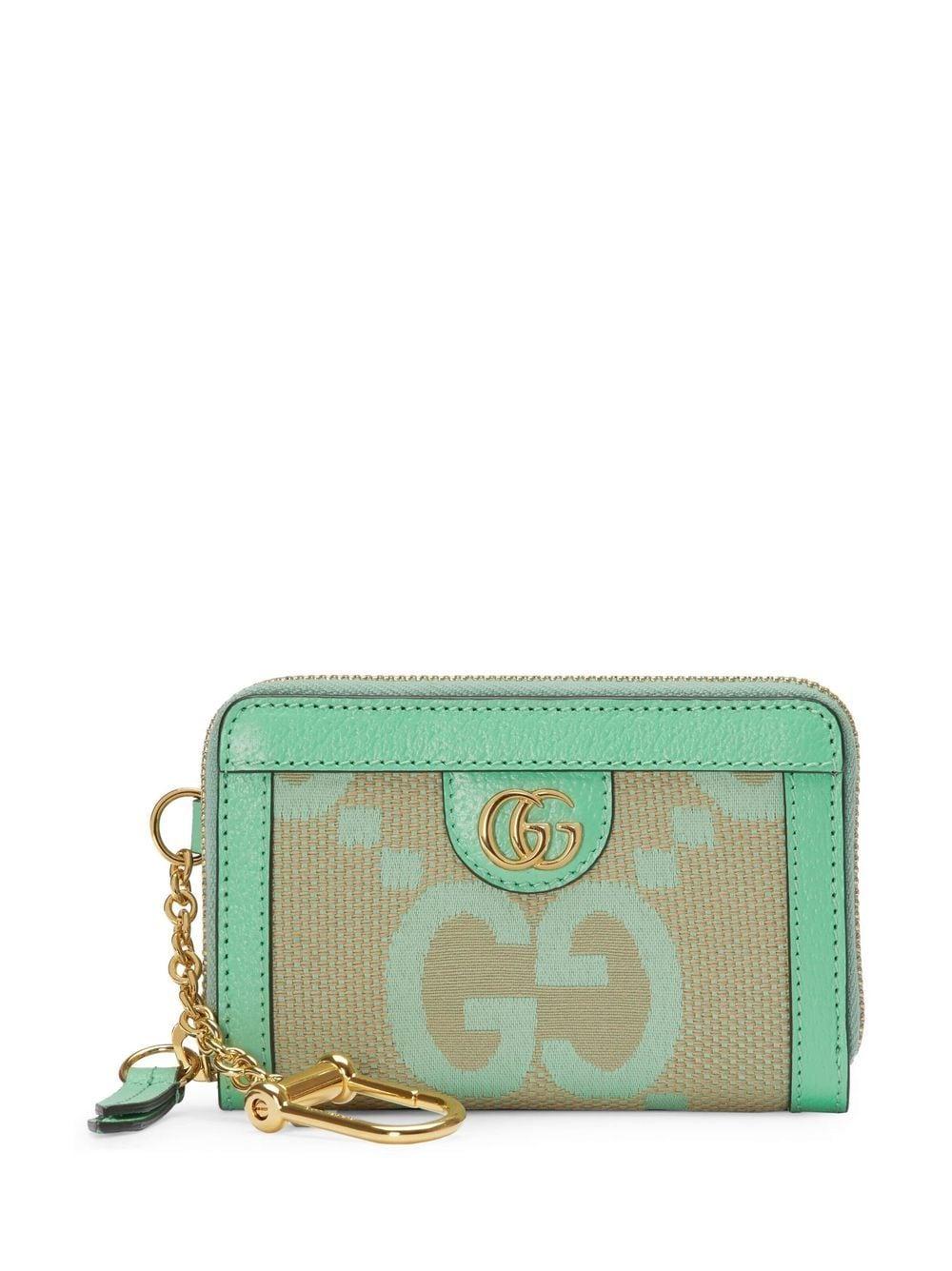 Gucci Ophidia Credit Card Case in Green