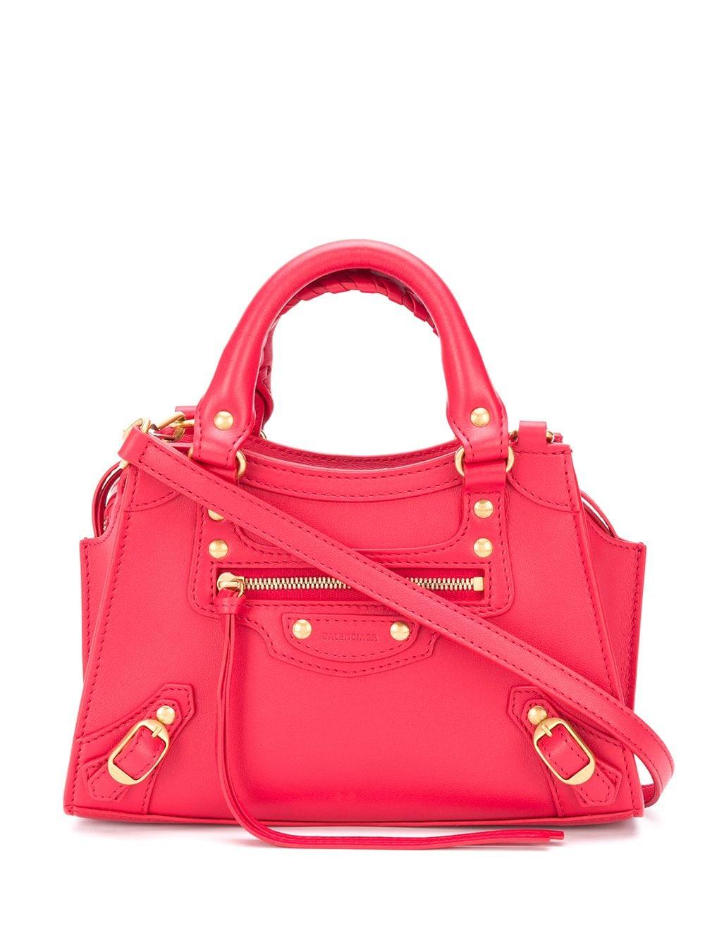 brown and teal michael kors purse