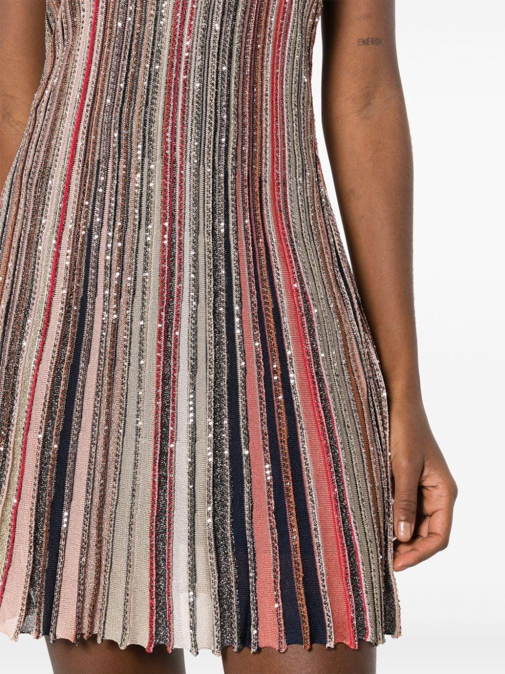 Striped shop short dress