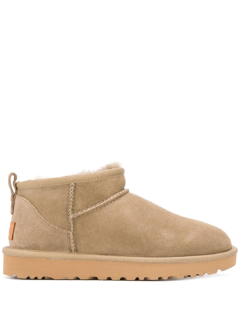 UGG Leather Classic Ultra Mini Boot Antilope in Beige (Brown) - Save 52% |  Lyst