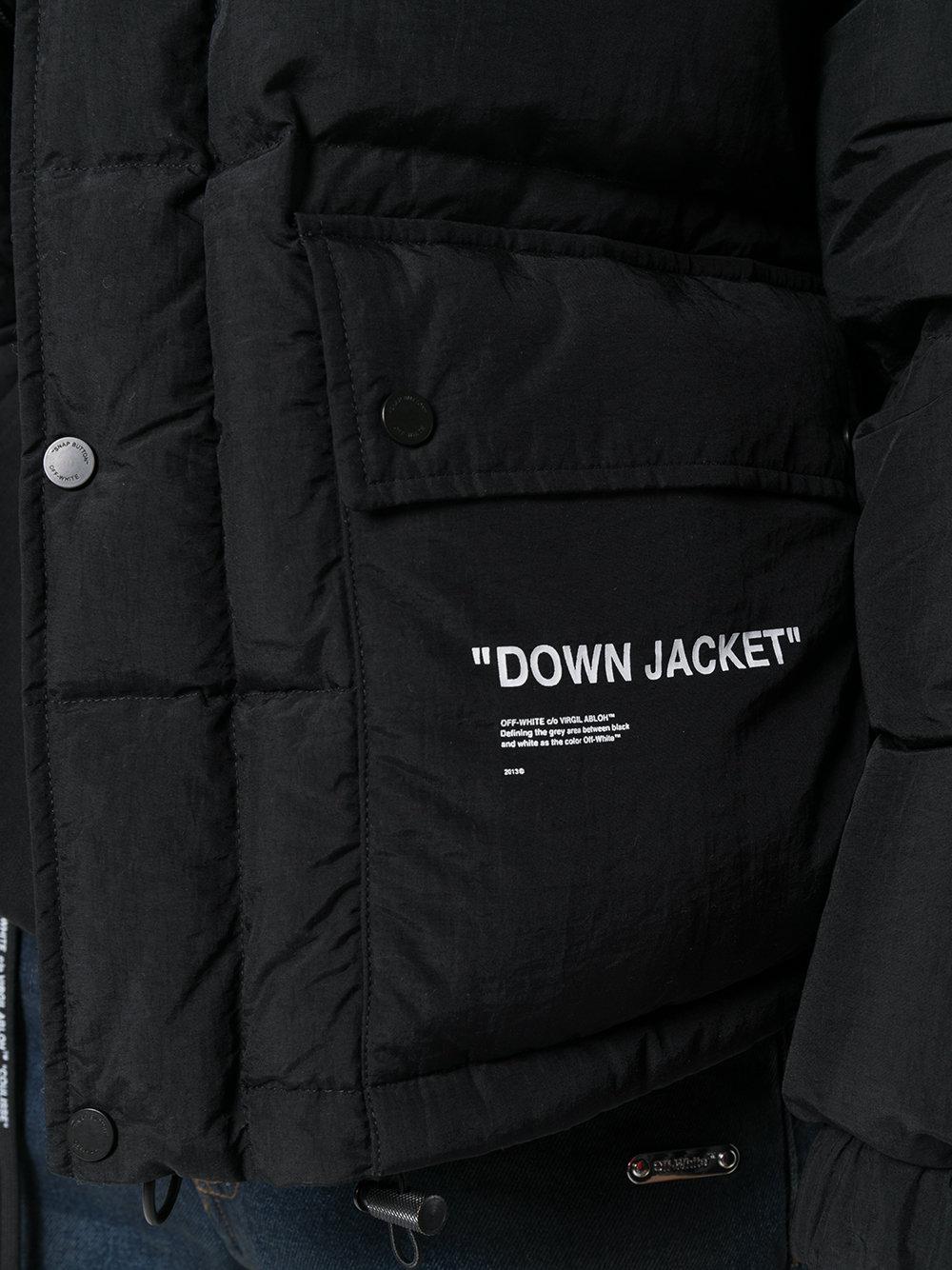 off white winter coat