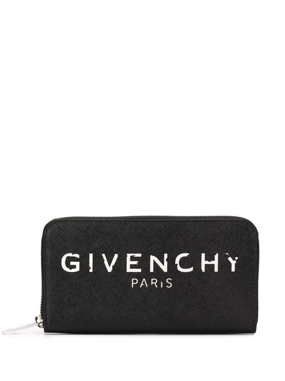 Givenchy Iconic Leather Zip Wallet in Black - Save 17% - Lyst