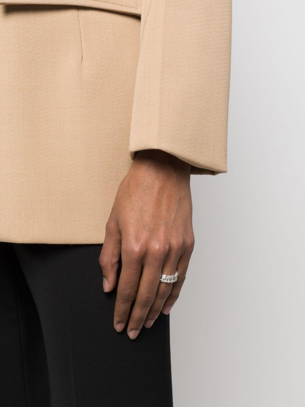 Hatton Labs Baguette Eternity Ring in White | Lyst