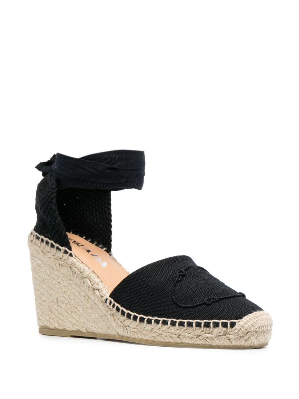 prada espadrille wedge
