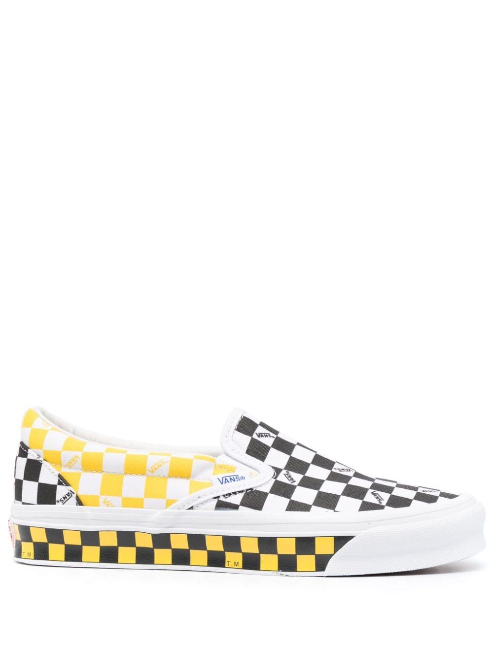 Slip on deals checkerboard og