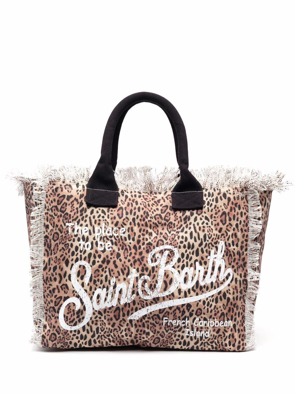 Metallic Leopard Animal Print Shoulder Beach Large Tote Bag