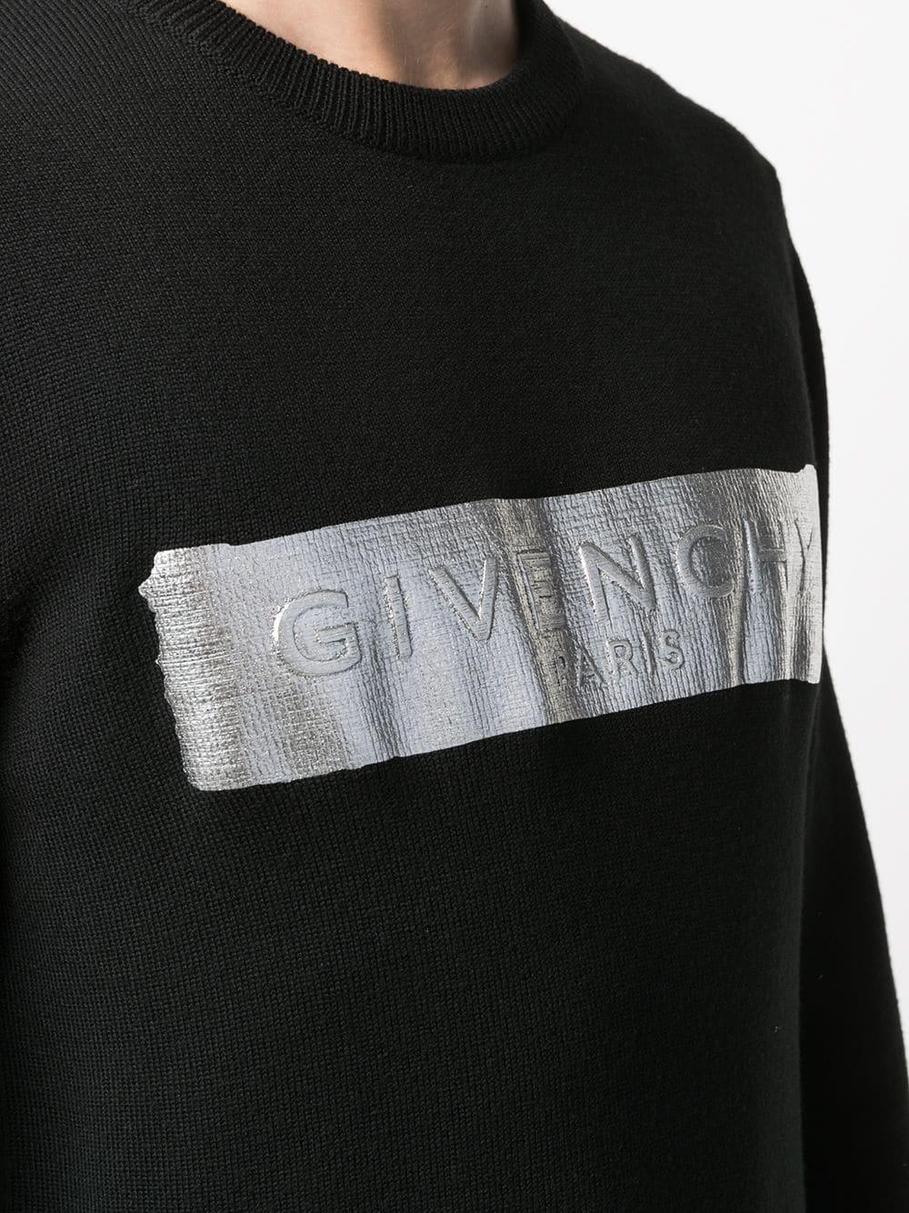givenchy logo jumper