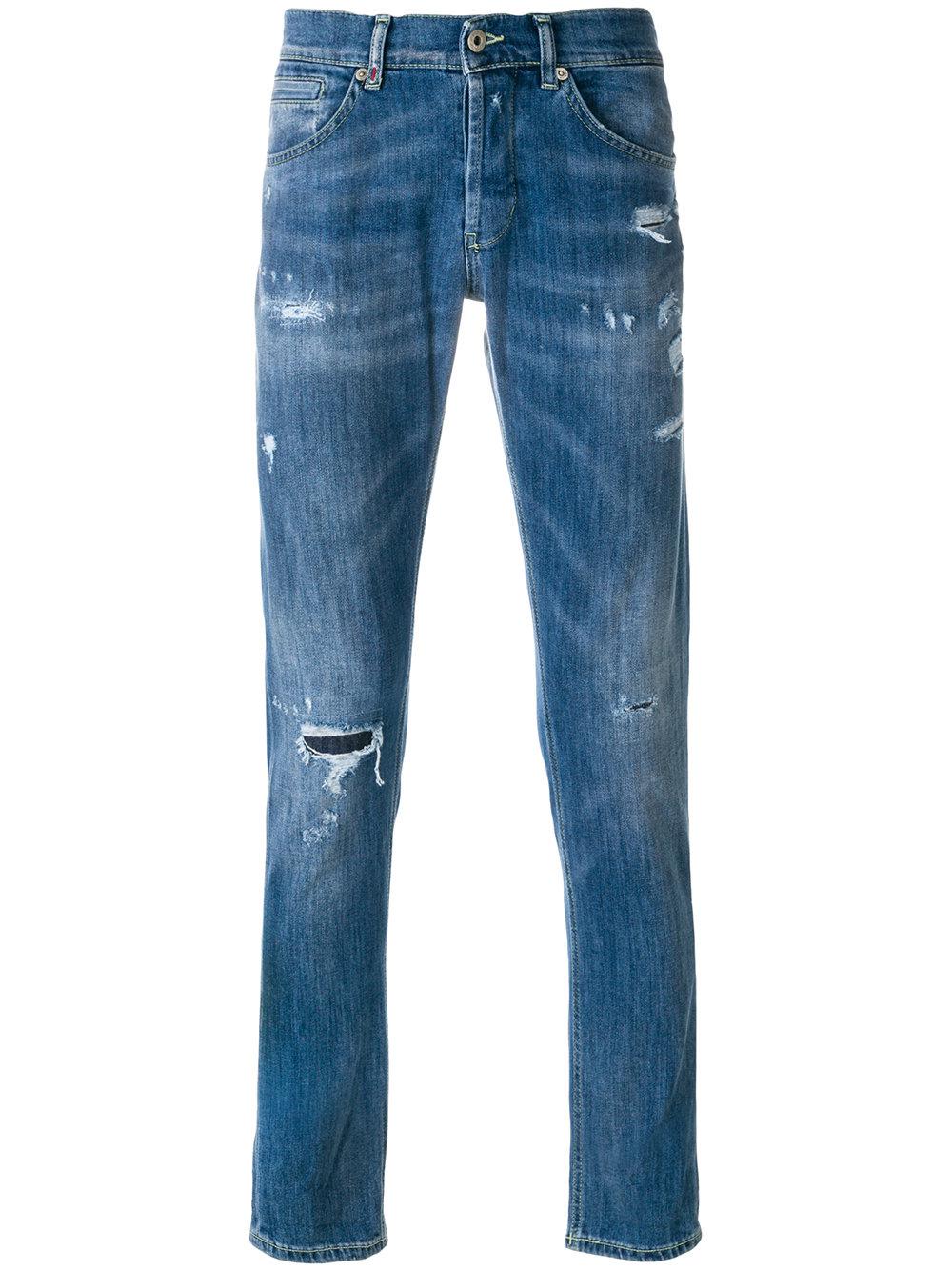 Dondup Cotton George Jeans in Blue for Men - Lyst