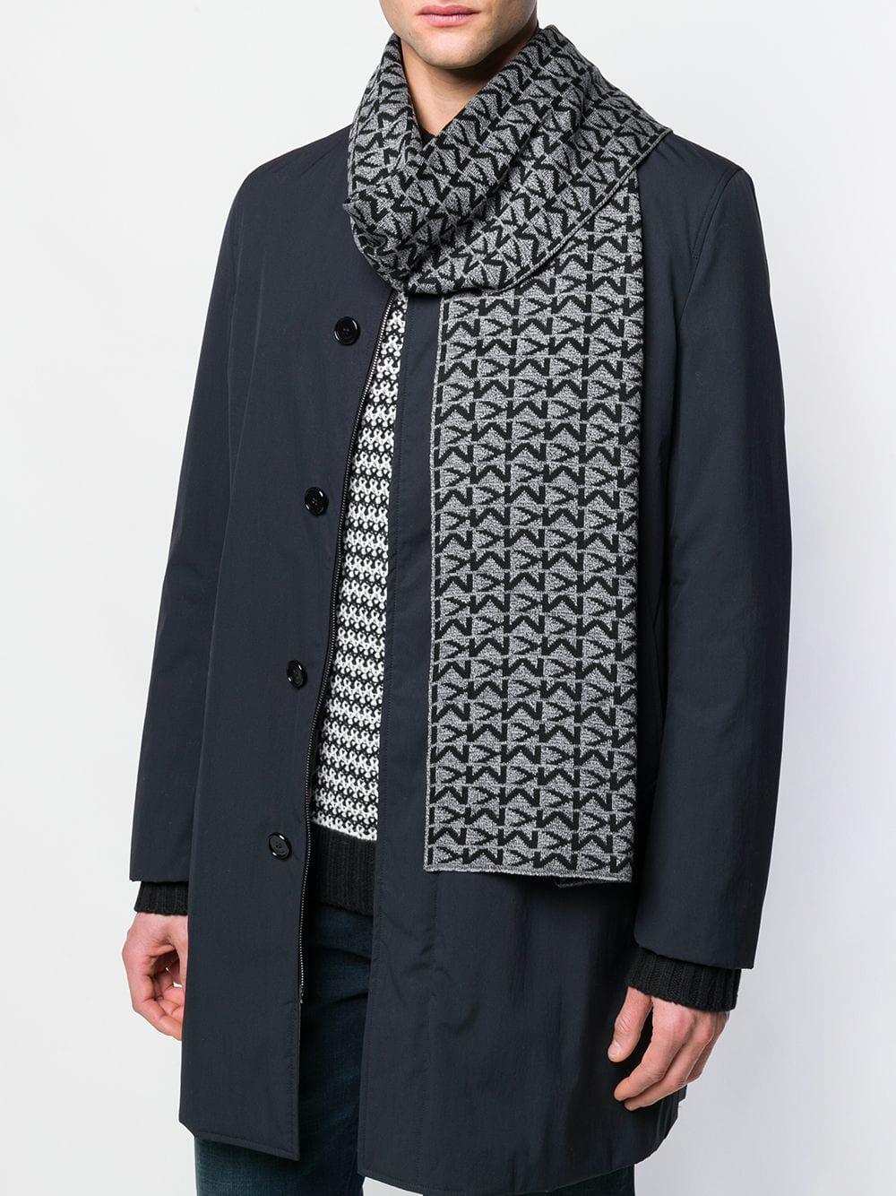 Michael Kors Logo Scarf in Grey (Gray 