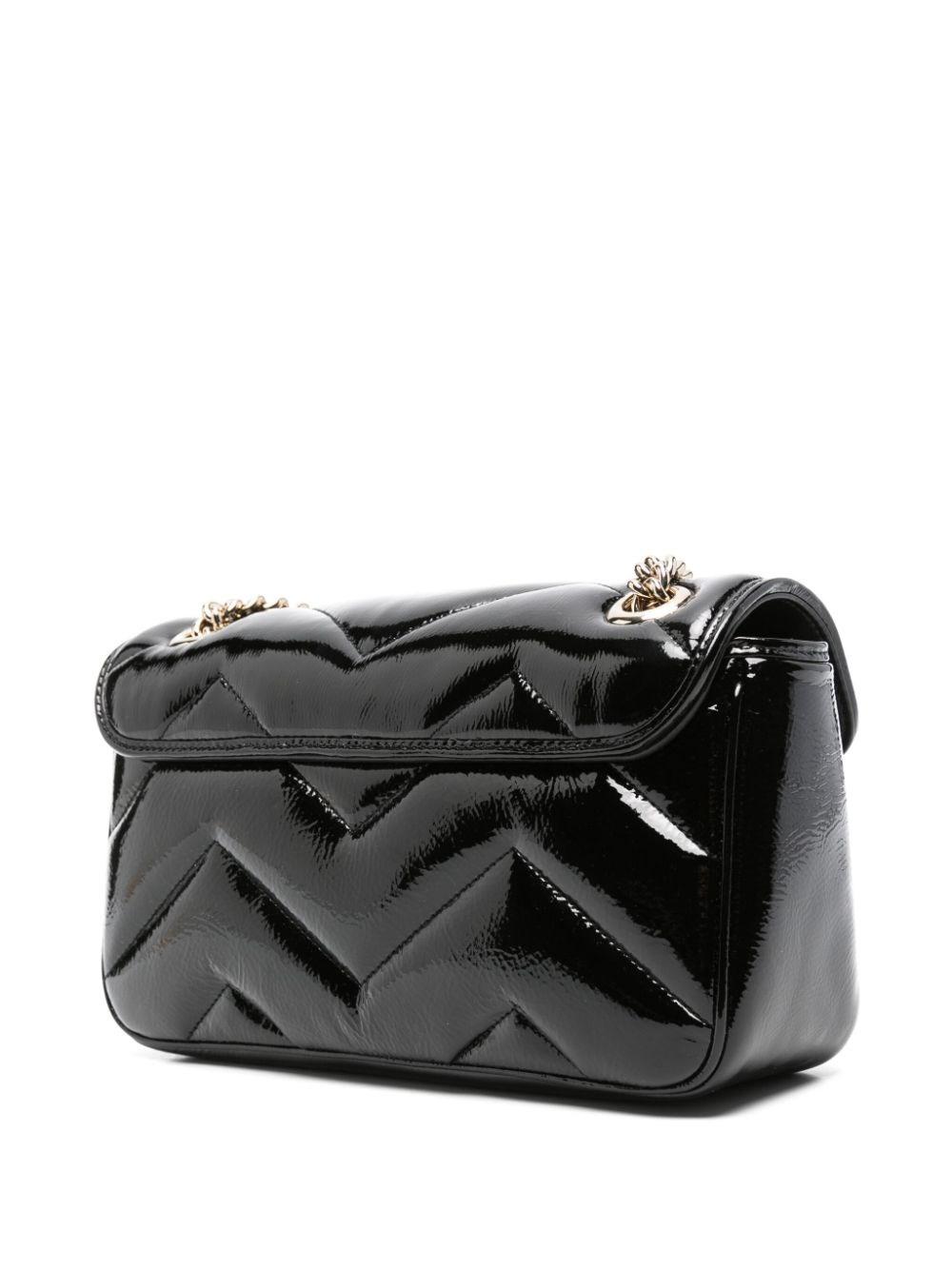 ショルダーバッグ・ポシェット GUCCI GG MARMONT SMALL PATENT LEATHER SHOULDER BAG Gucci-GG-Marmont-Patent-Mini-