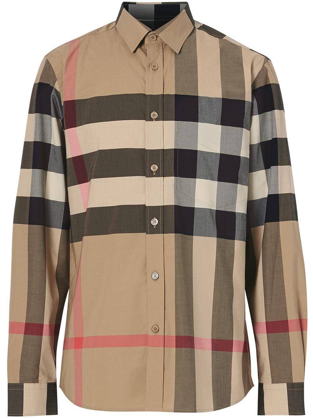 burberry tartan shirt