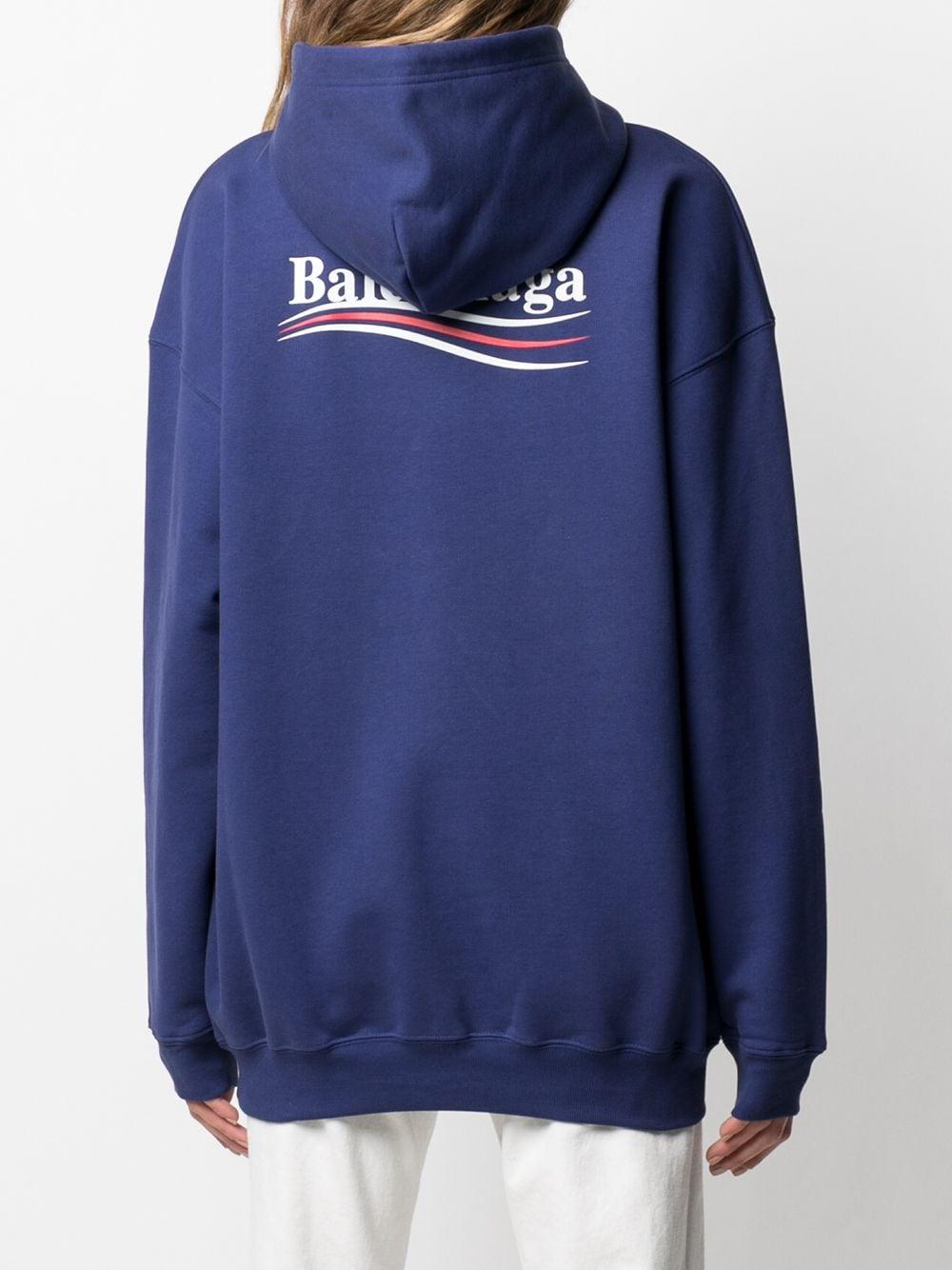 balenciaga campaign hoodie blue
