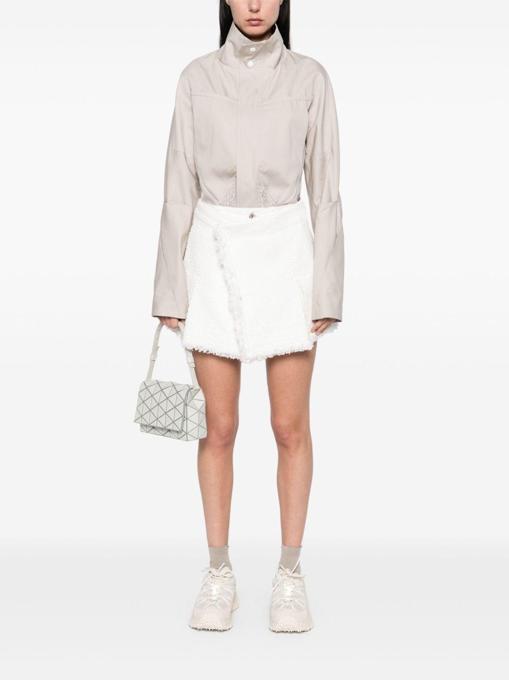 Sacai Denim Mix Shorts in White | Lyst