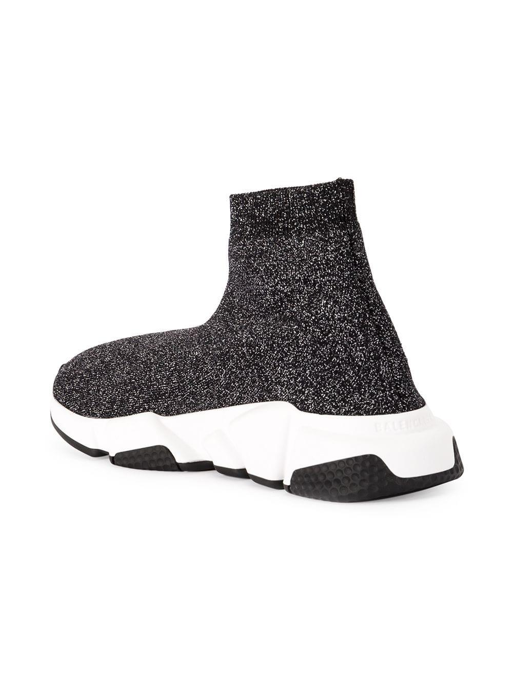 balenciaga speed trainer metallic