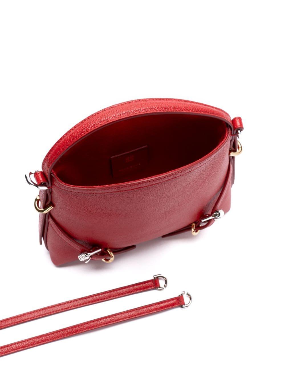 「Voyou」ナノトート レッド Nano Voyou bag in leather in - vermillon | Givenchy US