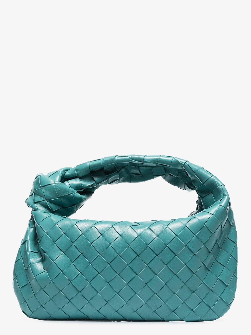 Bottega Bv Jodie Leather Mini Bag in Blue Lyst