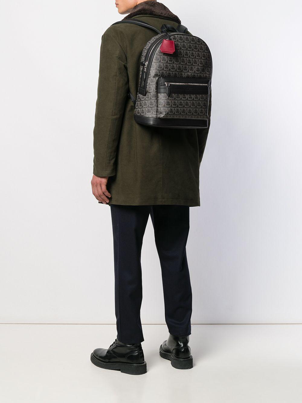 ferragamo leather backpack