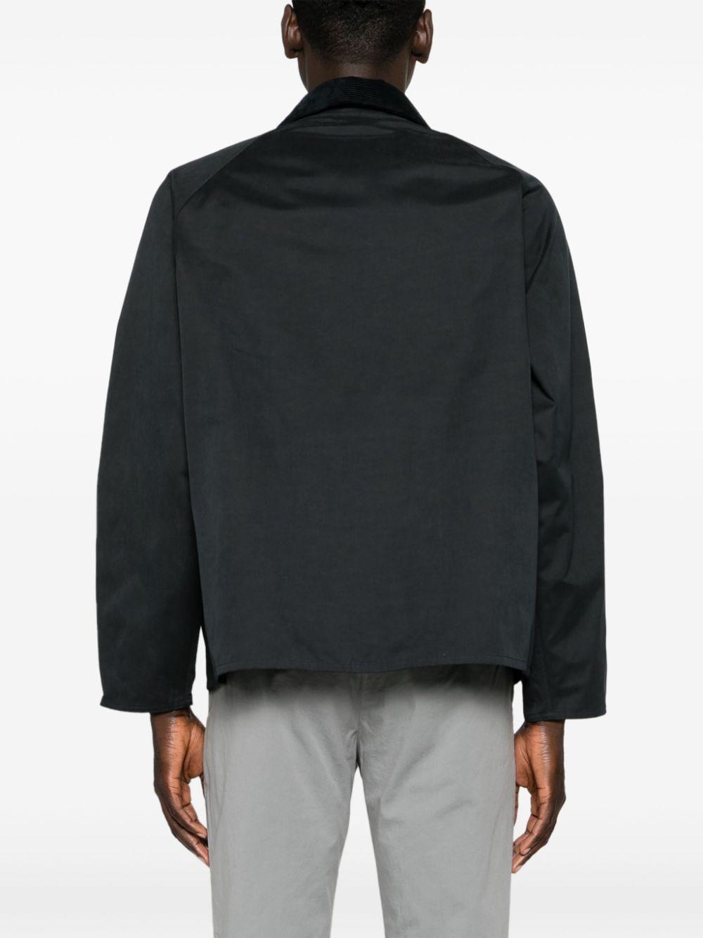 Barbour Os Transport Wax Jacket in Black for Men | Lyst
