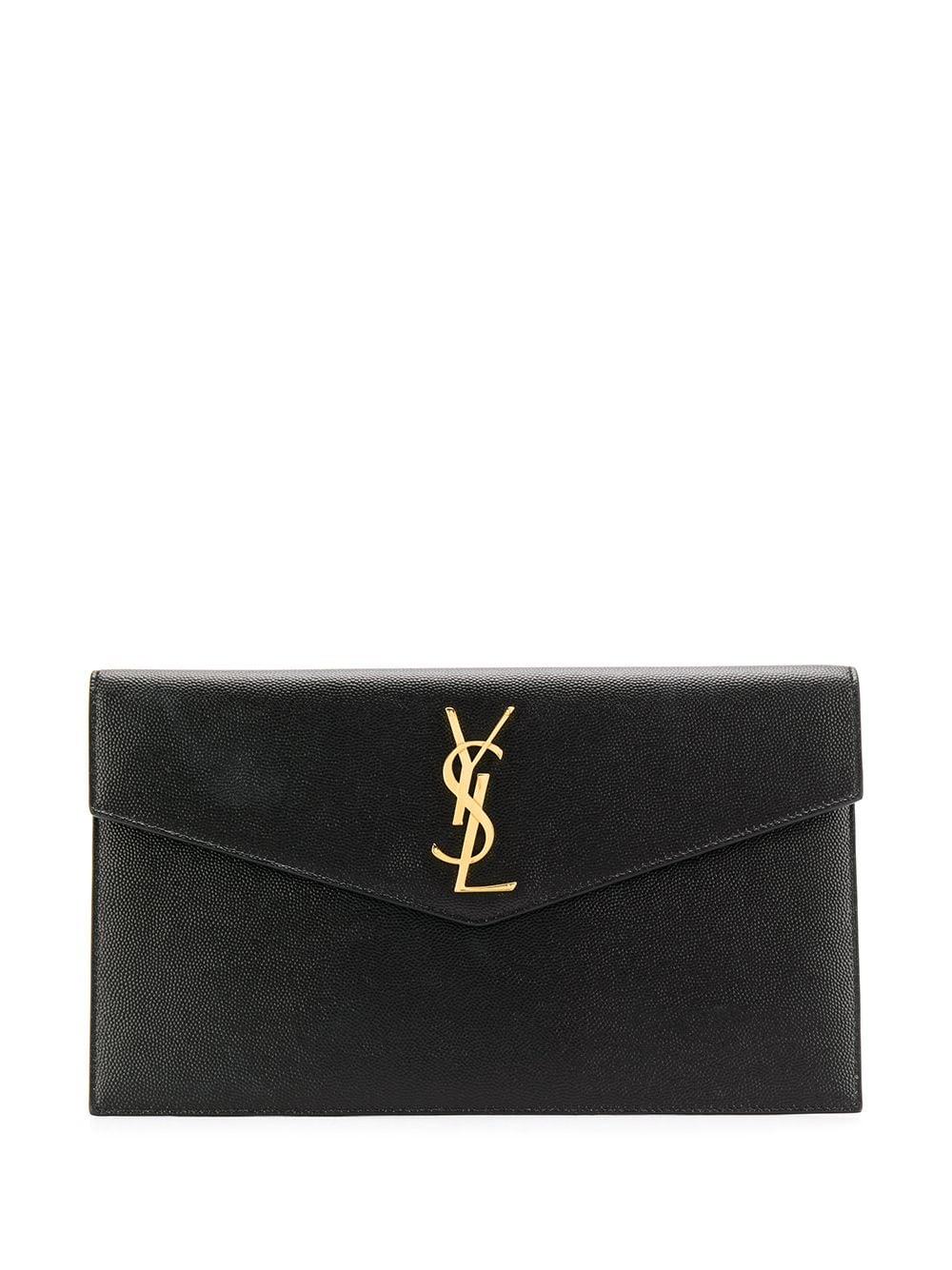 ysl black uptown pouch