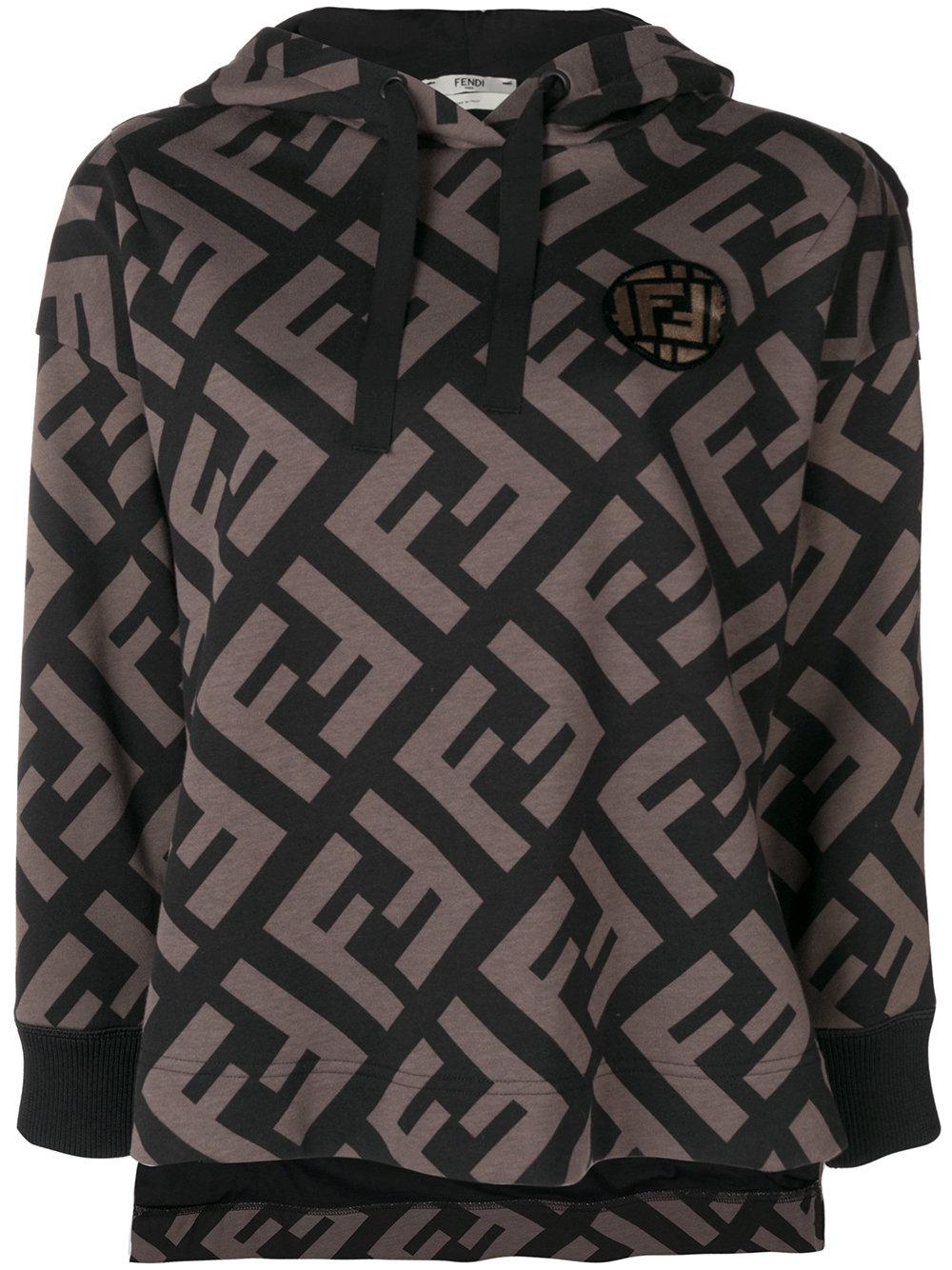 fendi brown hoodie