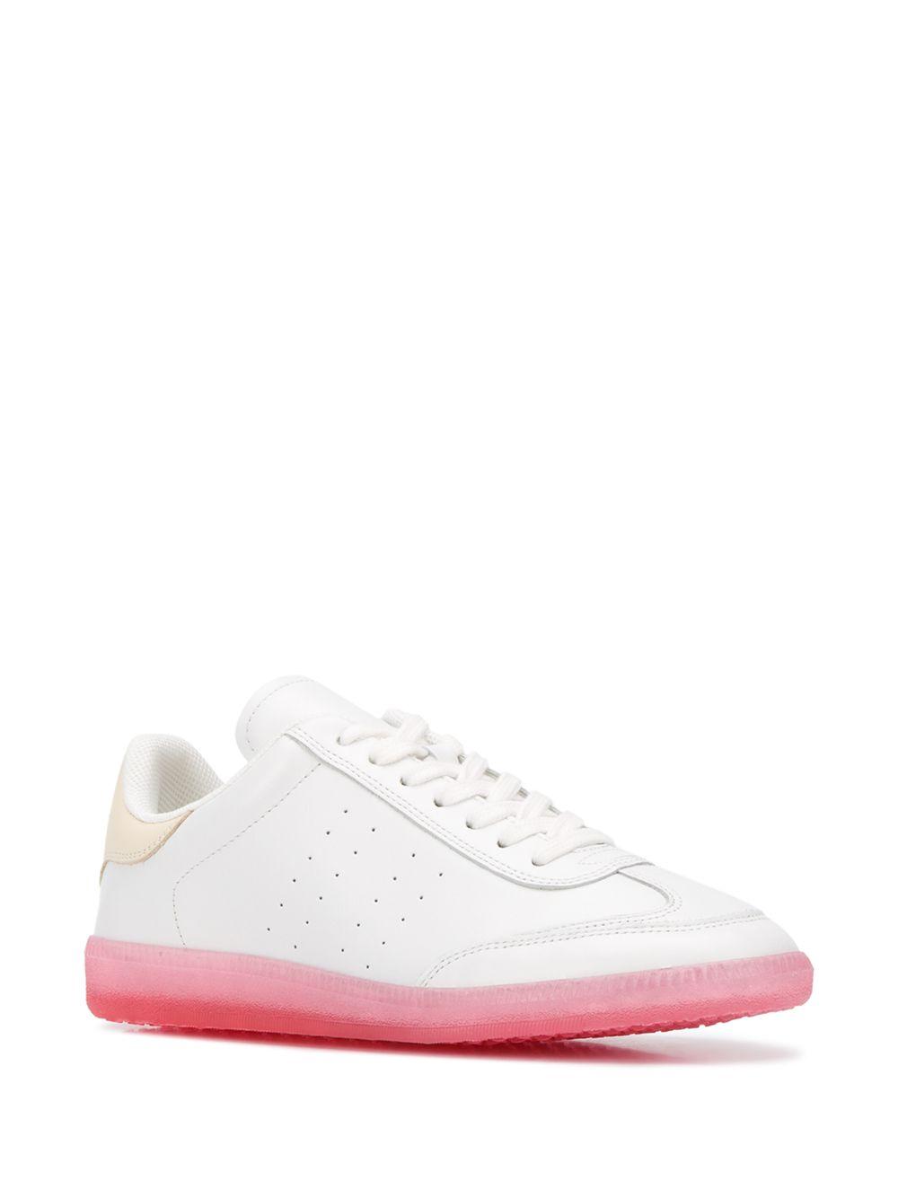 Slaapzaal ledematen Wees tevreden Isabel Marant Bryvee Leather Sneakers in Pink | Lyst
