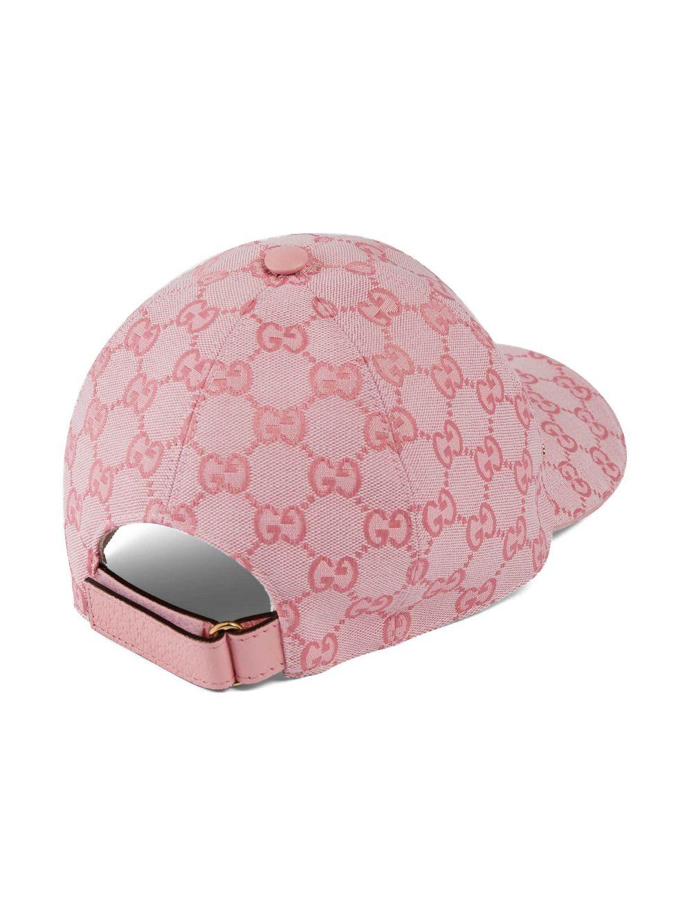 Gucci GG Canvas Baseball Hat in Pink | Lyst