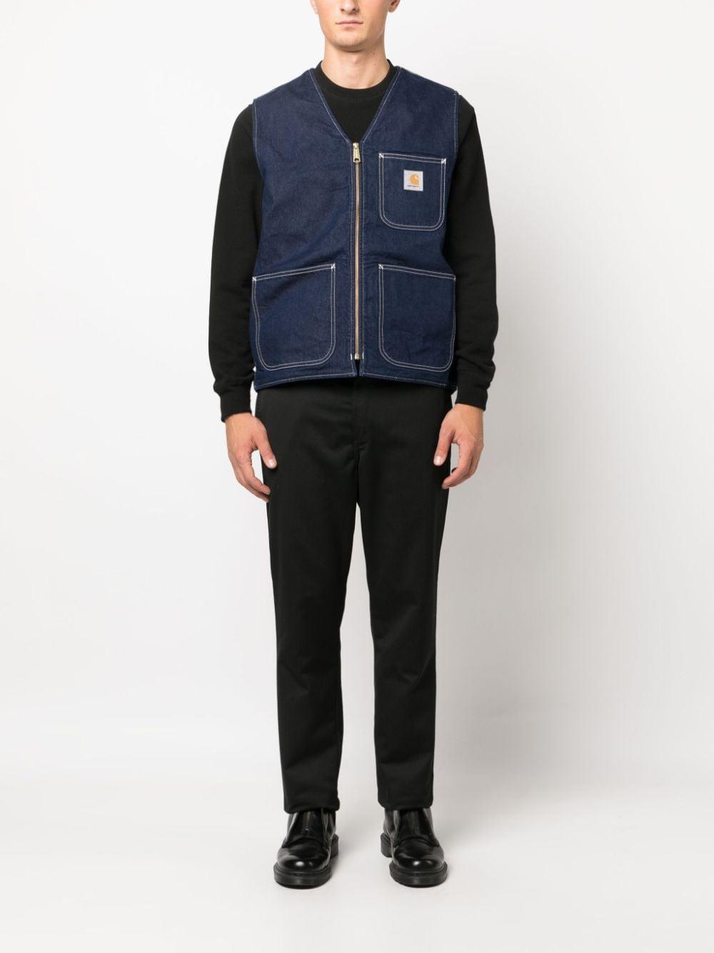 Carhartt Denim Vest in Blue for Men | Lyst UK