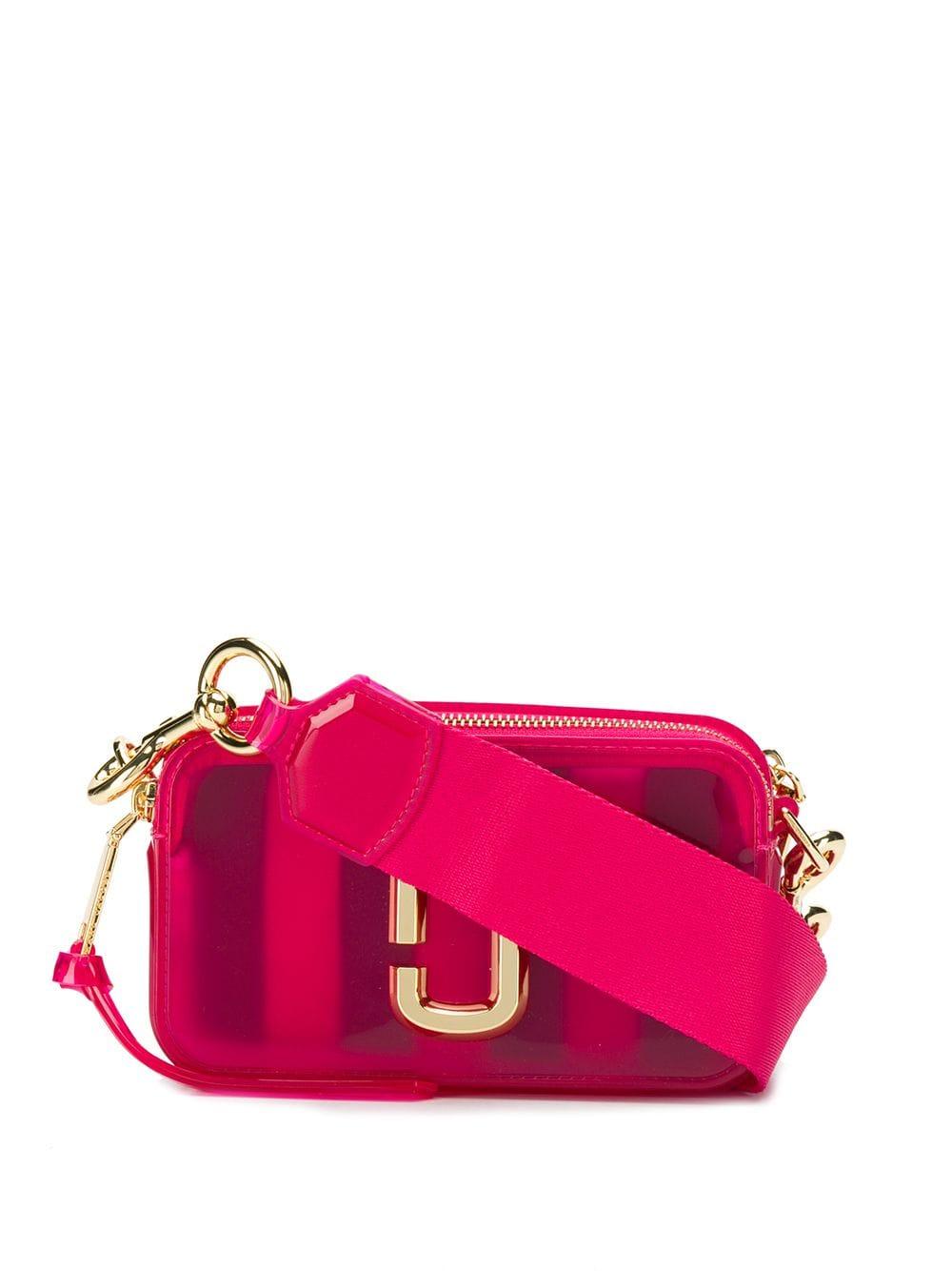 Marc Jacobs The Jelly Glitter Snapshot Bag in Pink