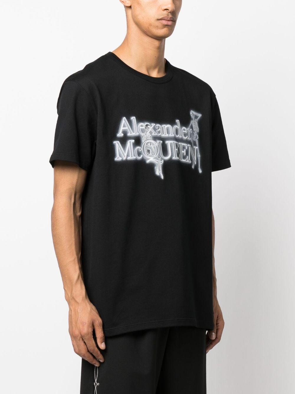 Alexander McQueen Logo-print T-shirt Black for Men Lyst