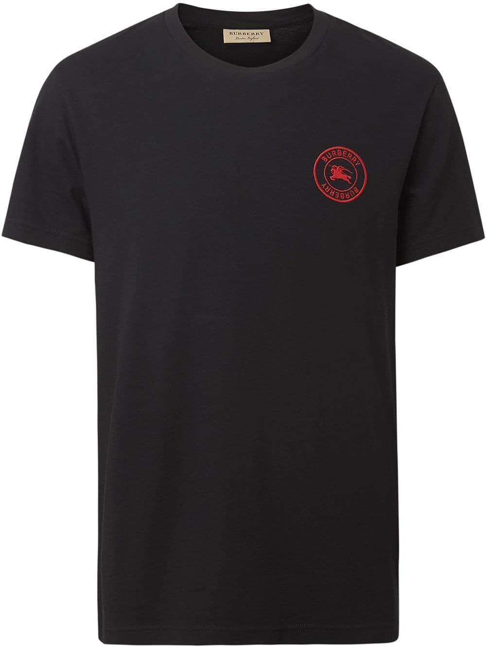 Burberry Jenson Logo T-shirt in Black for Men | Lyst