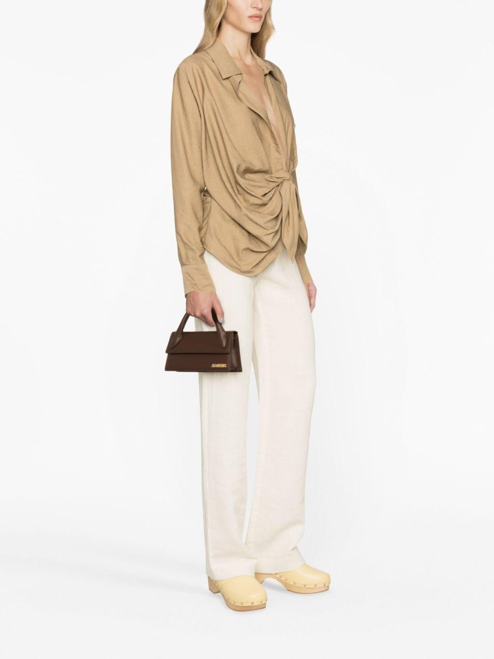 Le Chiquito Long Bag - Jacquemus - Light Brown - Leather