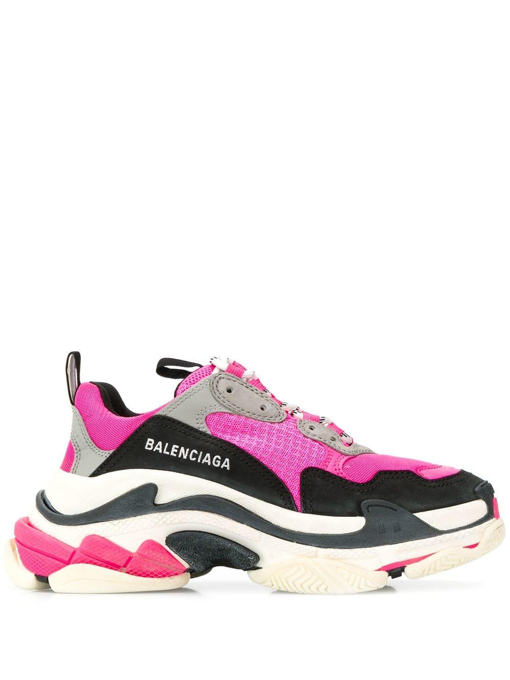 basket balenciaga violet