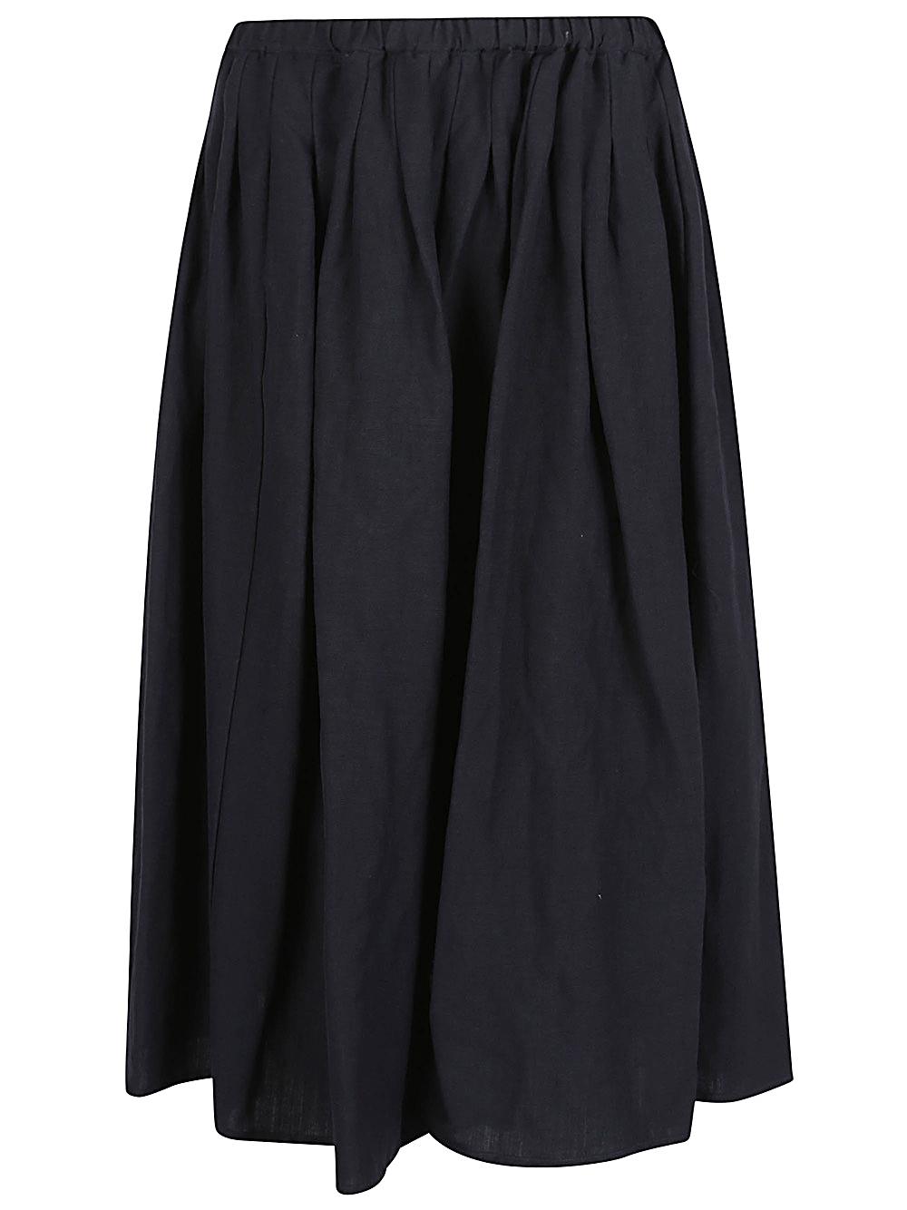 GET TO THE POINT WOVEN MIDI SKIRT