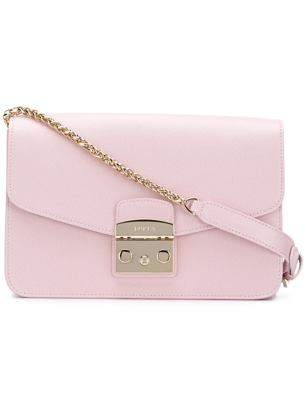 furla pink sling bag
