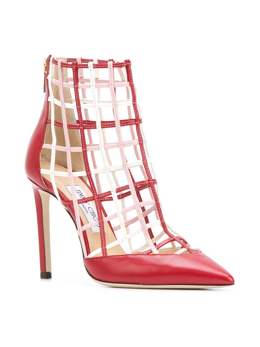 jimmy choo red boots