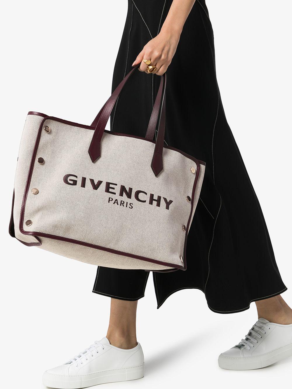 Givenchy Bond Cotton Shopping Bag in Purple (Natural) - Lyst