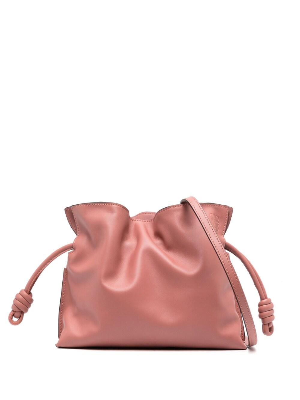 Loewe Flamenco Mini Leather Clutch Bag in Pink | Lyst