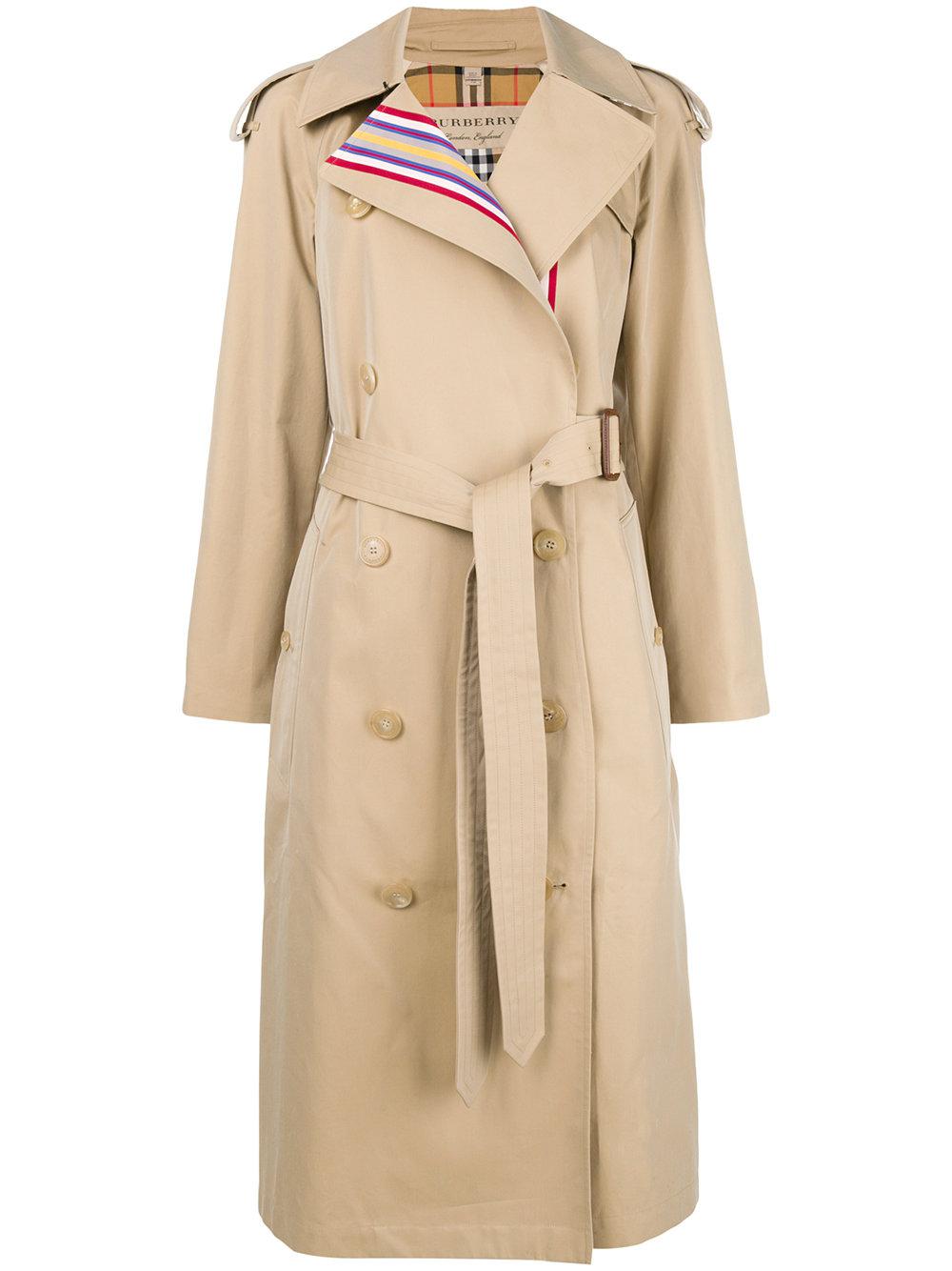 Burberry Cotton Bradfield Trench Coat in Beige (Natural) | Lyst