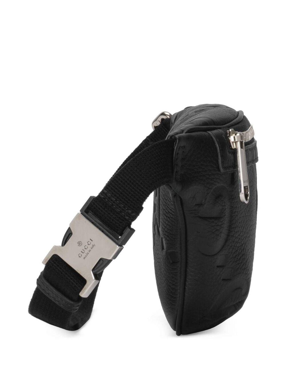 Gucci Logo-embossed Leather Belt Bag in Black for Men Lyst UK