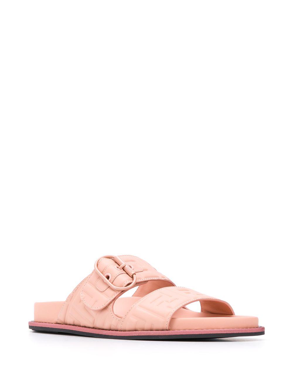 fendi pink sandals