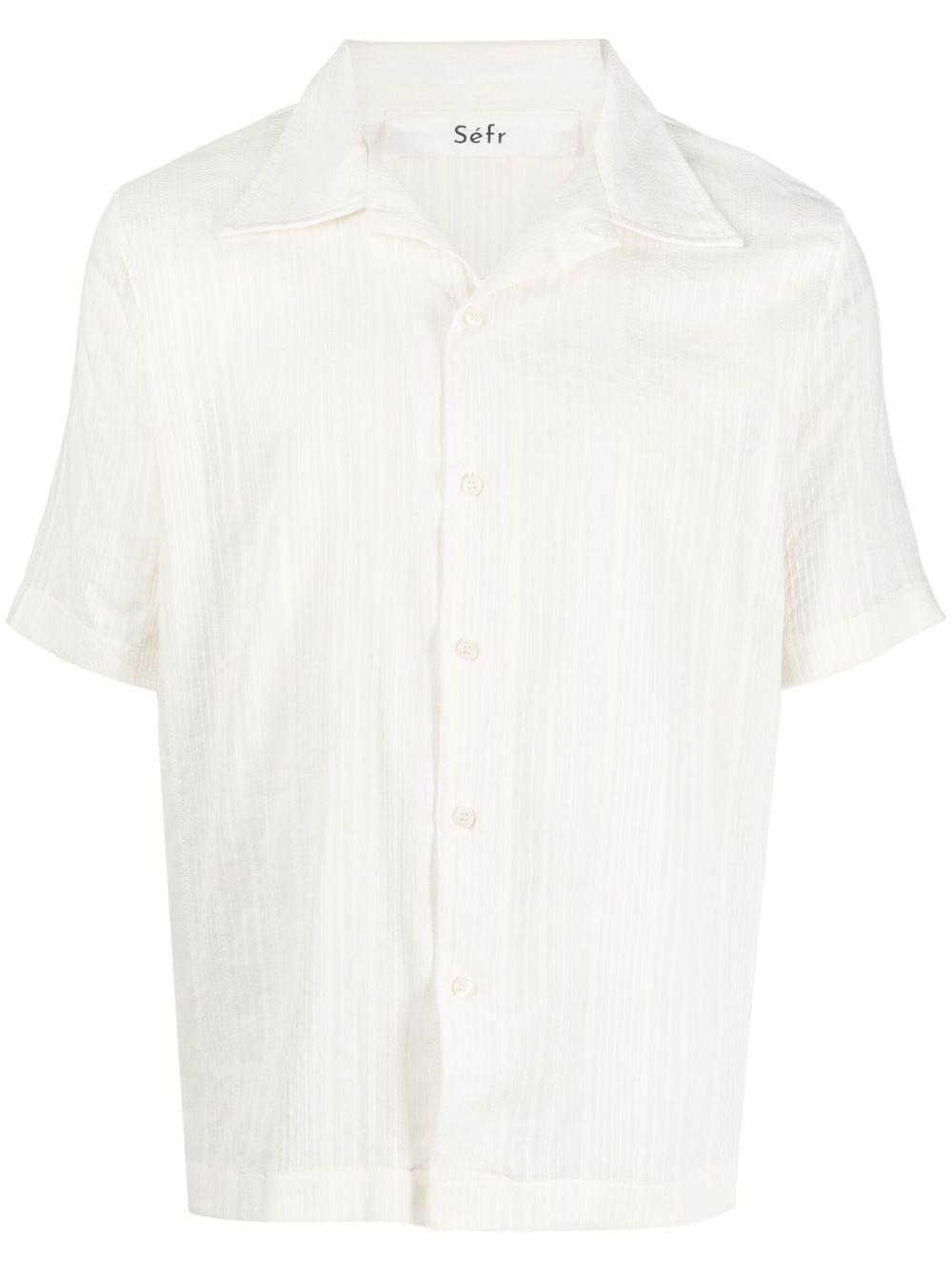 Séfr Suneham Crêpe Shirt in White for Men | Lyst