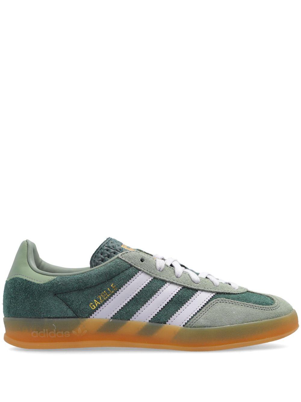 Mens gazelle trainers green sale