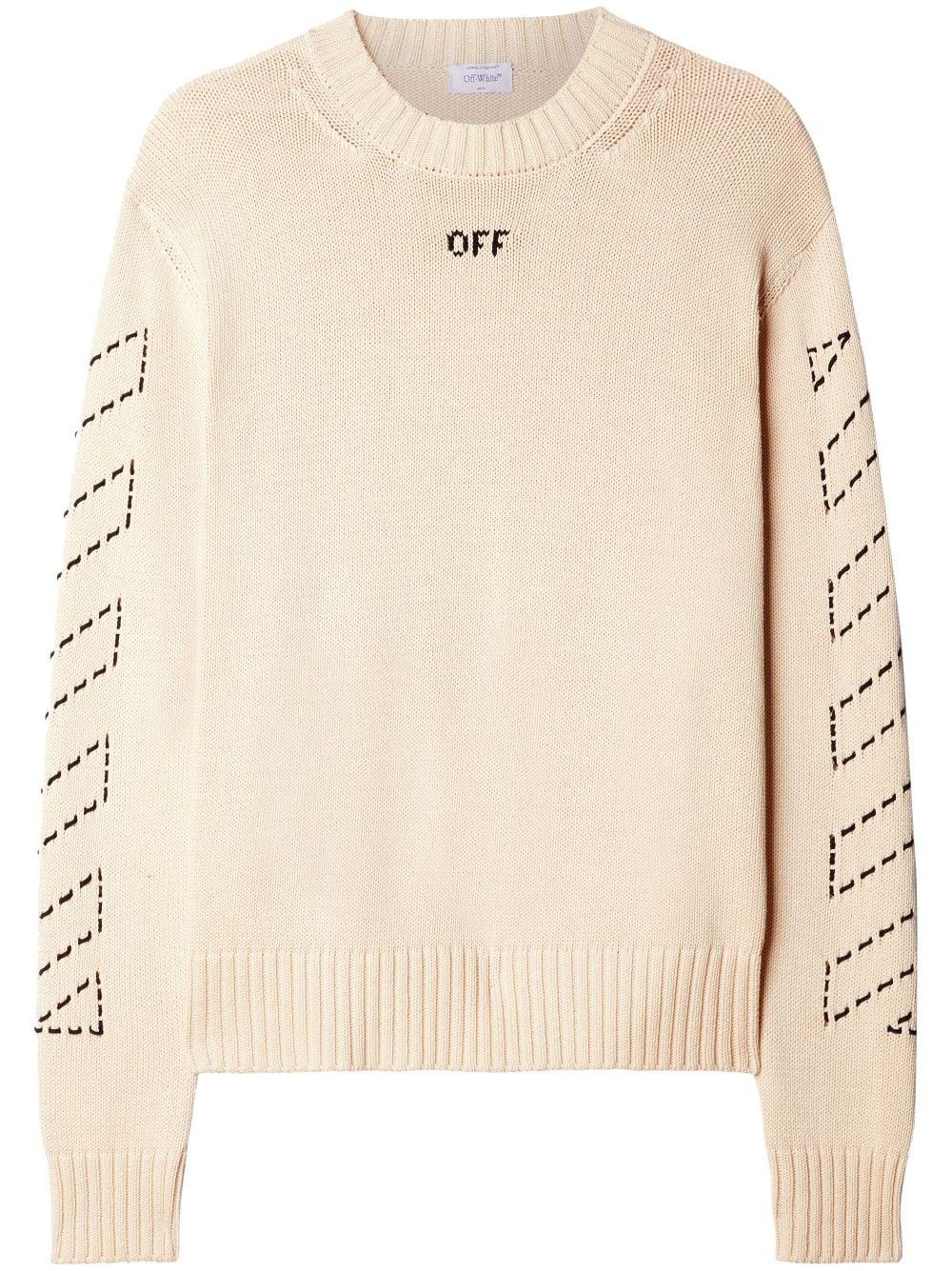 Off top white sweaters