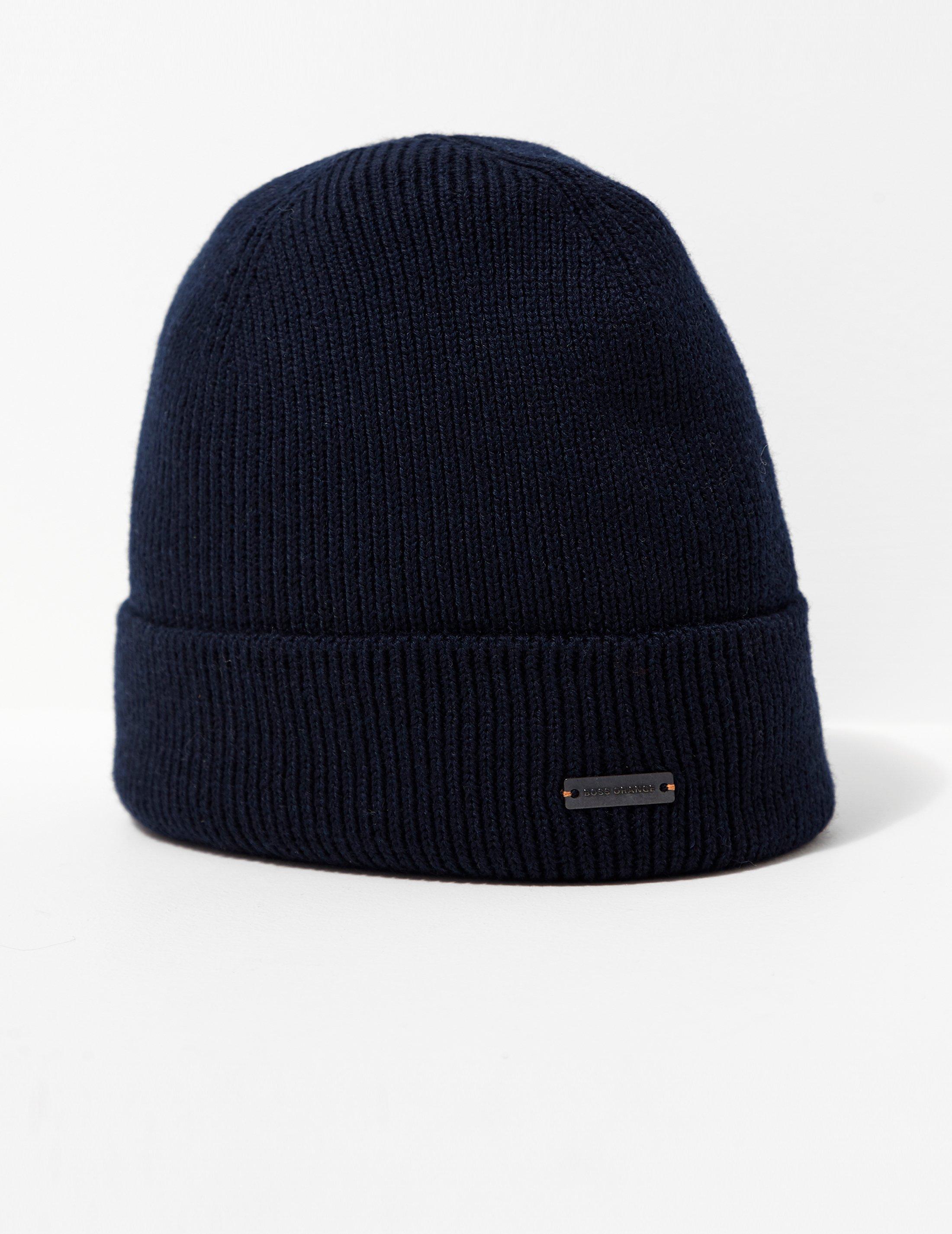 boss orange beanie