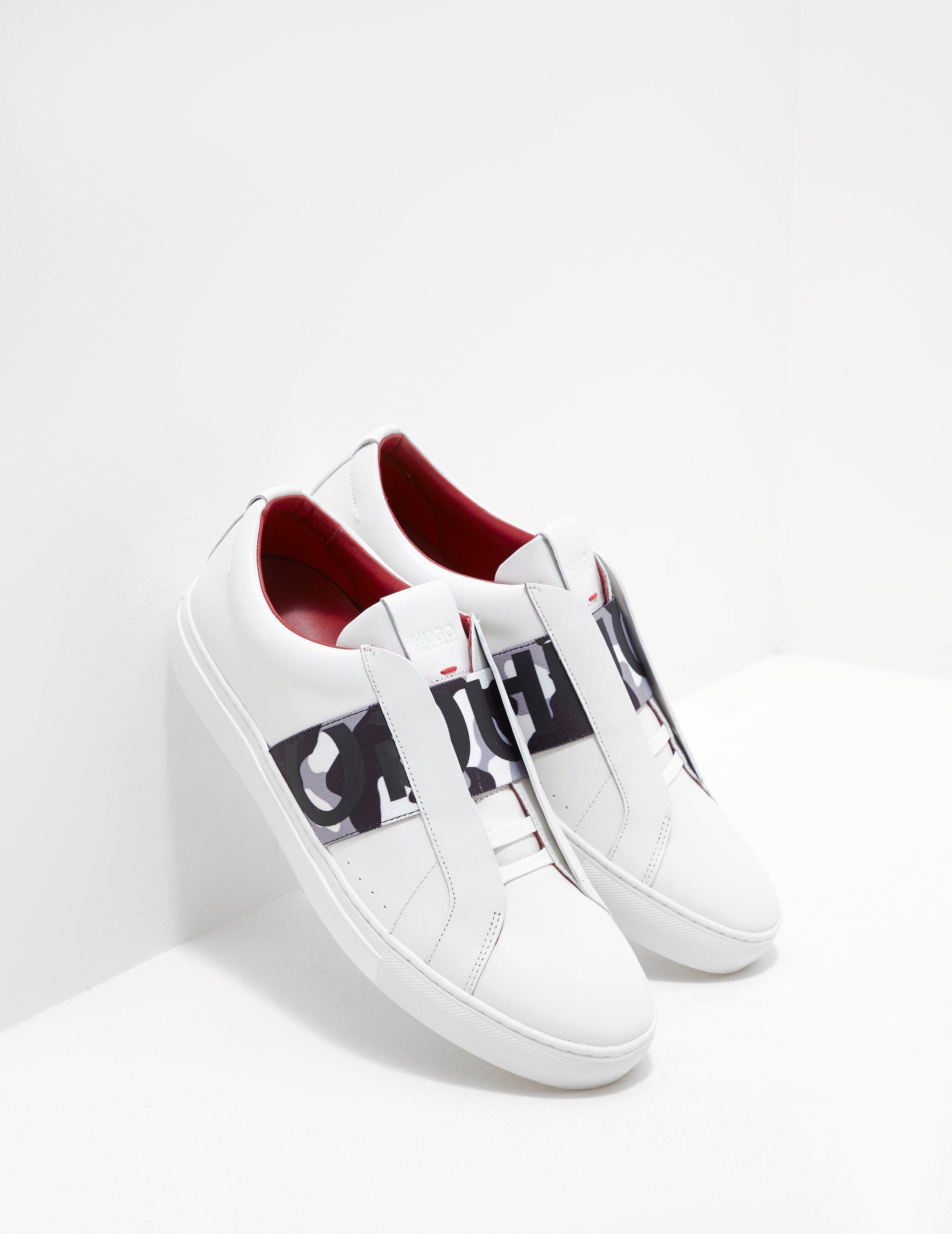 hugo futurism trainers white